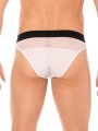 Slip blanc avec ceinture Lookme de chez votre grossiste en lingerie et sous vêtements pour homme.