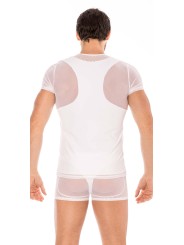 T-shirt blanc pour homme de la collection Midnight de la marque LOOKME, sous-vêtement pour Homme.