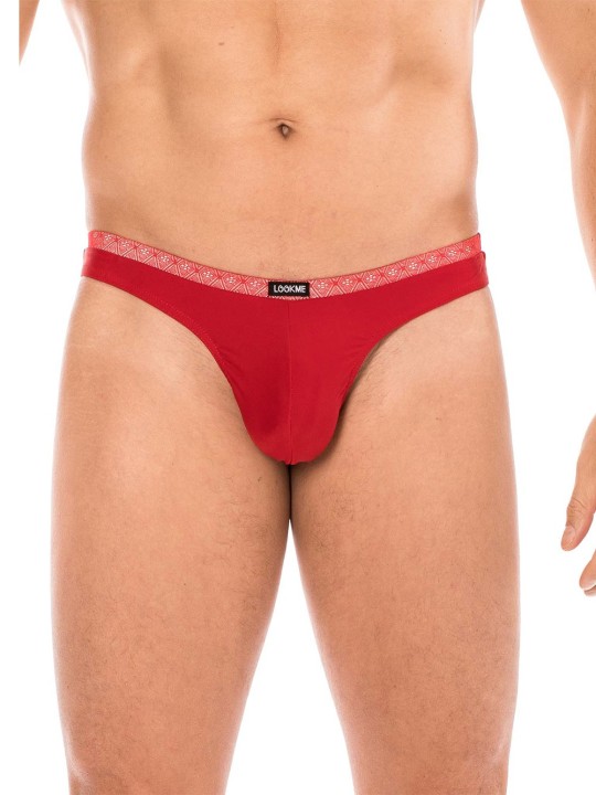 String  rouge, Homme de la collection LOOKME, un autre regard sur l'homme, spécialiste en string, boxer et T-shirt pour homme.