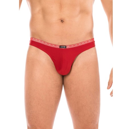 String  rouge, Homme de la collection LOOKME, un autre regard sur l'homme, spécialiste en string, boxer et T-shirt pour homme.