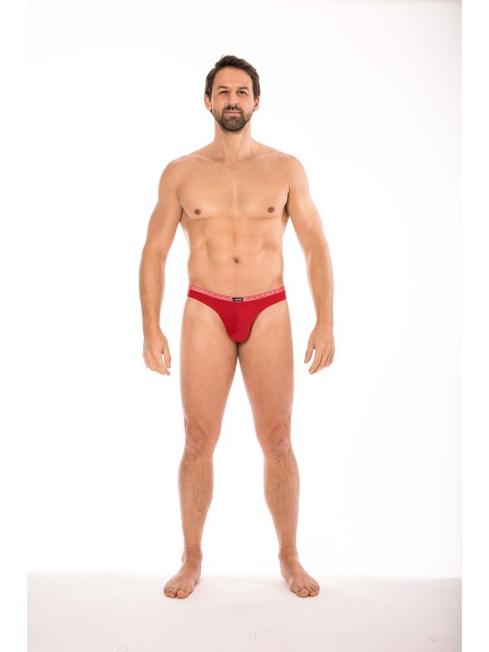 String  rouge, Homme de la collection LOOKME, un autre regard sur l'homme, spécialiste en string, boxer et T-shirt pour homme.