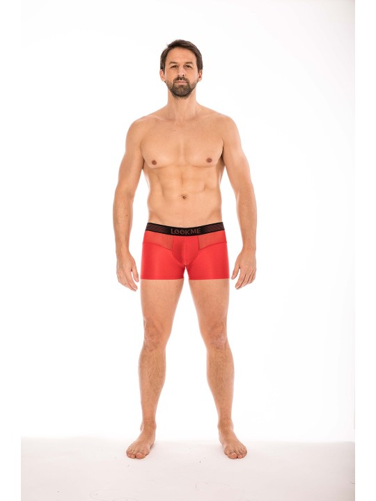 Ce Boxer, pour homme, rouge avec large ceinture Look me en dropshipping chez votre grossiste en lingerie homme.