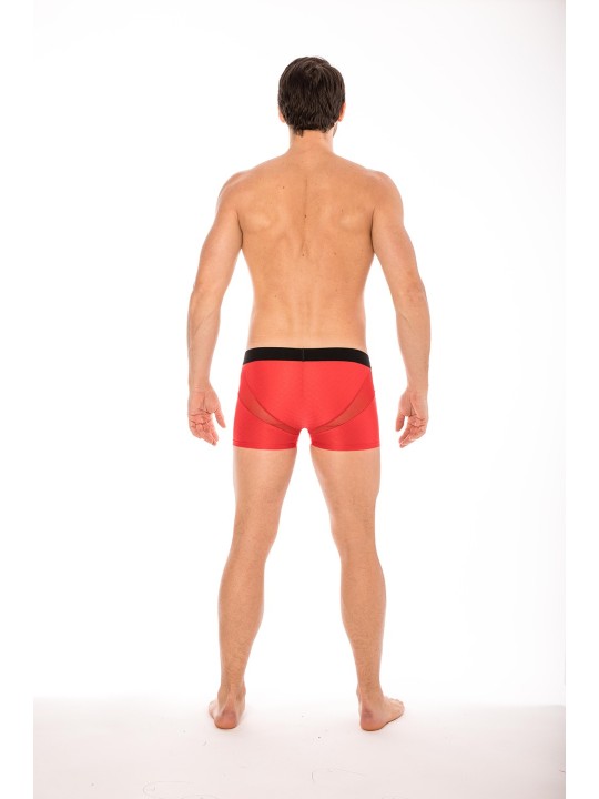 Ce Boxer, pour homme, rouge avec large ceinture Look me en dropshipping chez votre grossiste en lingerie homme.