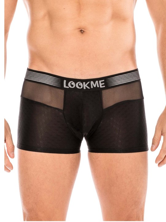 Ce Boxer noir de la gamme Tandem avec large ceinture Look me en dropshipping chez votre grossiste en lingerie homme.