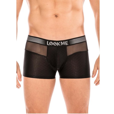 Ce Boxer noir de la gamme Tandem avec large ceinture Look me en dropshipping chez votre grossiste en lingerie homme.