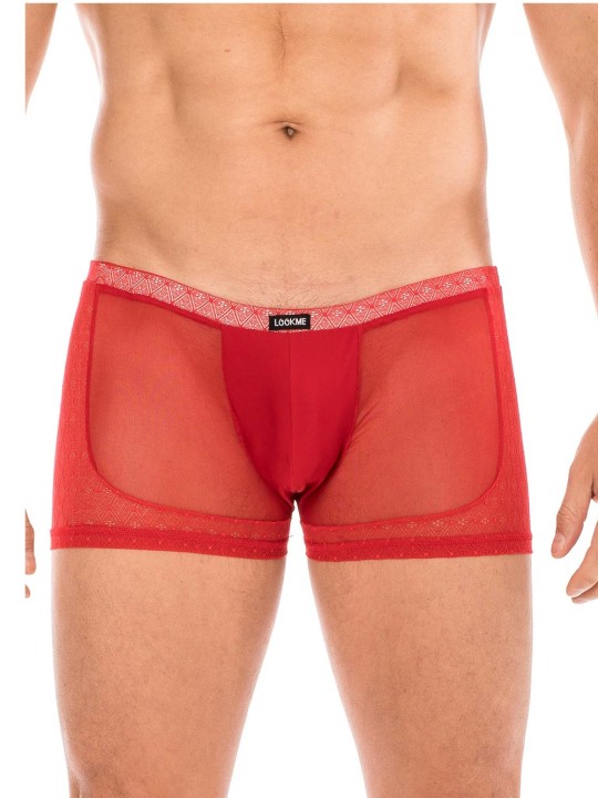 Boxer rouge pour Homme , distribué par la marque LOOKME, en dropshipping et vente en gros.