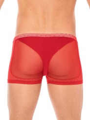 Boxer rouge pour Homme , distribué par la marque LOOKME, en dropshipping et vente en gros.