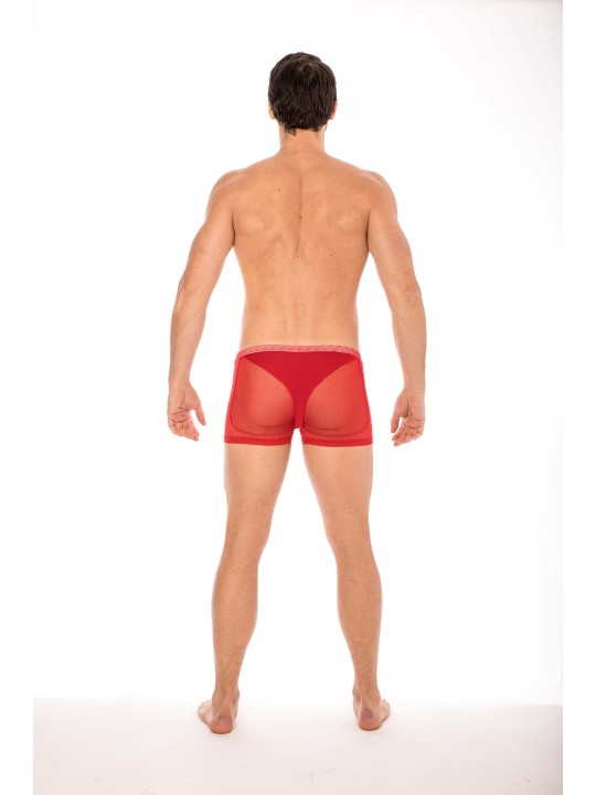 Boxer rouge pour Homme , distribué par la marque LOOKME, en dropshipping et vente en gros.