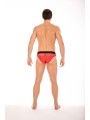 Slip rouge avec ceinture Lookme de chez votre grossiste en lingerie et sous vêtements pour homme.