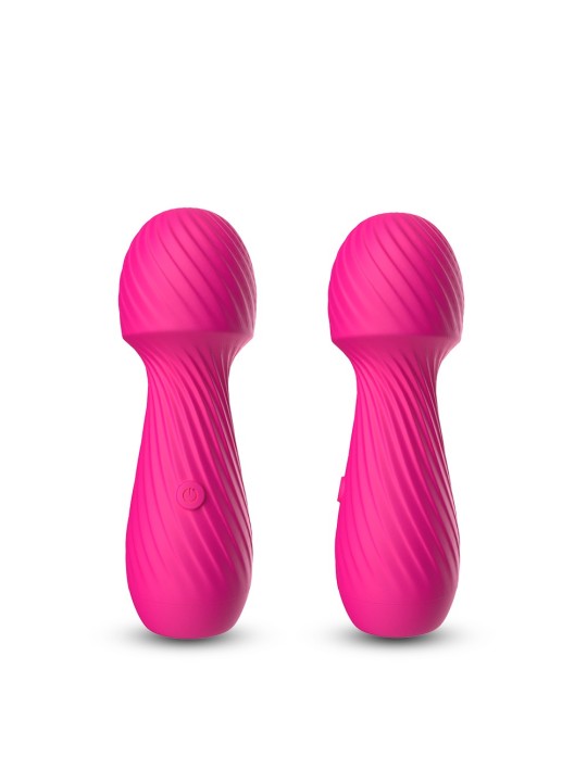 Distributeur de vibromasseur de massage rose en dropshipping avec 9 modes de vibrations, marque Dreamy Toys