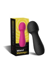 Distributeur de vibromasseur de massage noir en dropshipping avec 9 modes de vibrations, marque Dreamy Toys