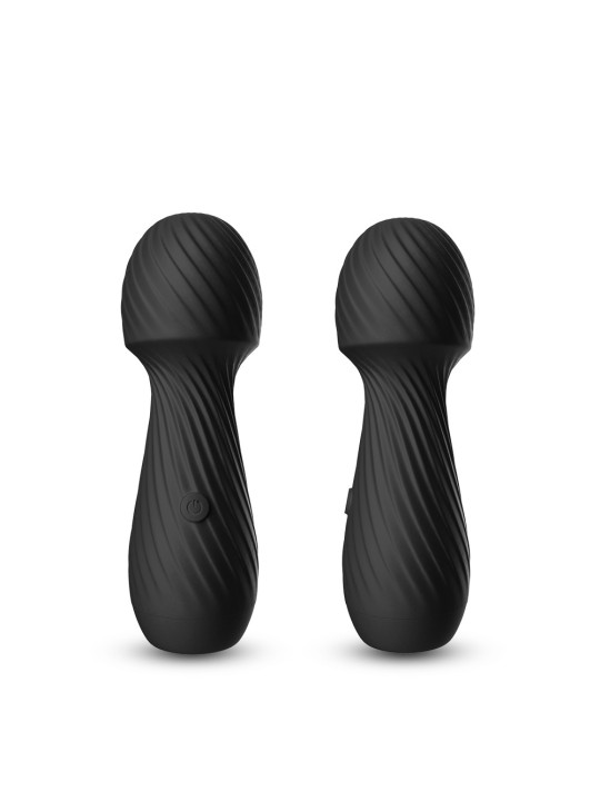 Distributeur de vibromasseur de massage noir en dropshipping avec 9 modes de vibrations, marque Dreamy Toys