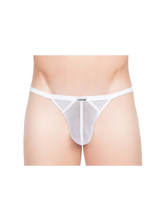 Tanga blanc sexy et tendance pour homme