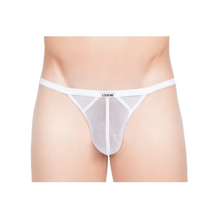 Tanga blanc sexy et tendance pour homme