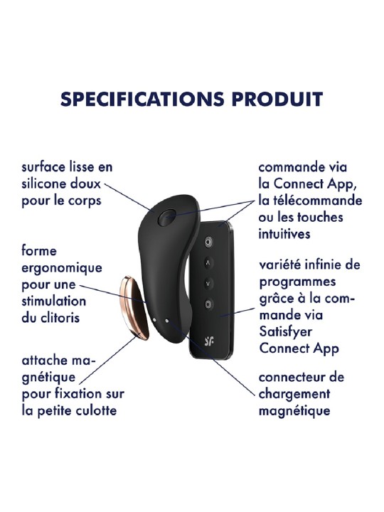 Grossiste Satisfyer stimulateur clitoridien connecté