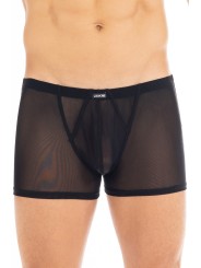 Boxer noir en résille sexy et tendance pour homme