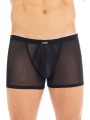 Boxer noir en résille sexy et tendance pour homme