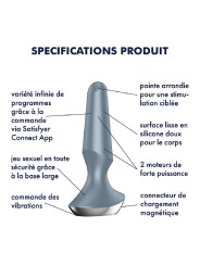 Grossiste sextoy connecté SAtisfyer plus anal USB