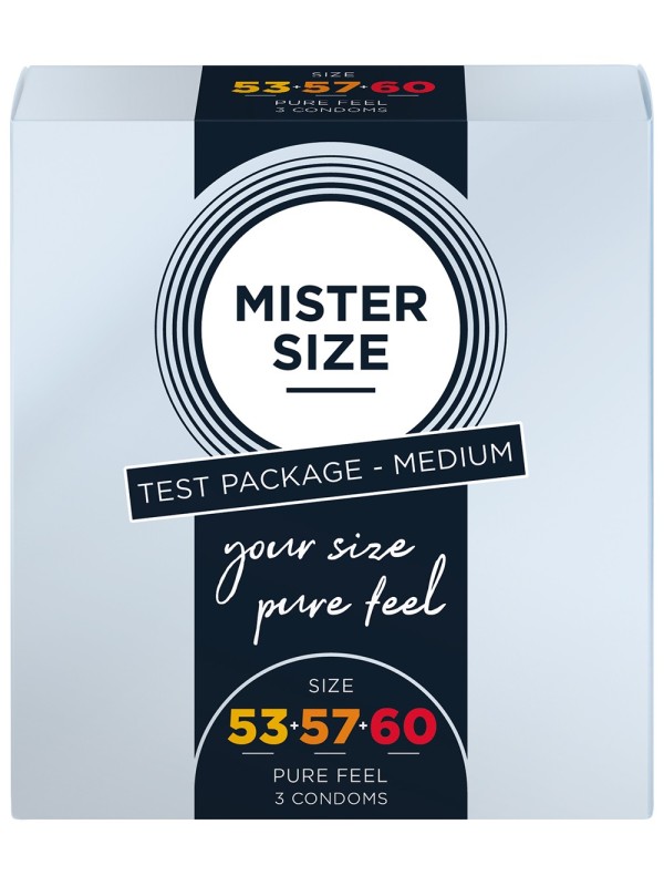 Grossiste en préservatifs par 3 de la marque Mister Size