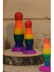 grossiste dropshipping plug anal ventouse multicolore pride pas cher