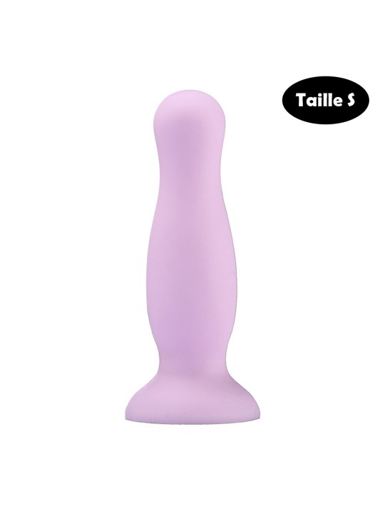 grossiste dropshipping plug anal ventouse violet pastel pas cher