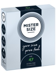 Grossiste en préservatifs par 3 de la marque Mister Size