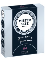 Grossiste en préservatifs par 3 de la marque Mister Size