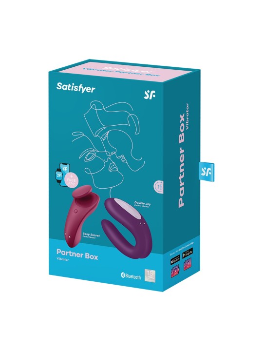 Coffret 2 sextoys connectés Partner Box 1 Satisfyer - CC597768