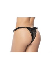 culotte ouverte en dentelle noire de la collection Mapalé, vente en dropshipping de lingerie sexy mapalé