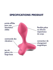 Vibromasseur anal USB rose Game Changer Satisfyer - CC597779