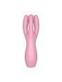 Vibromasseur point G avec stimulateur de clitoris USB rose Threesome 3 Satisfyer - CC597778