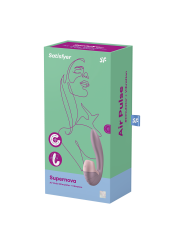 2 en 1 Vibromasseur point G avec stimulateur clitoris USB rose Supernova Satisfyer - CC597780