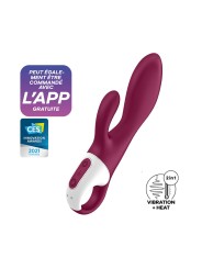 Rabbit chauffant connecté USB rouge Heated Affair Satisfyer - CC597783